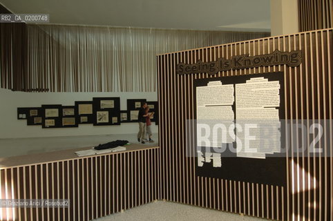 VENICE 7/09/06 - 10TH INTERNATIONAL ARCHITECTURE EXHIBITION - 10 BIENNALE ARCHITETTURA : THE DUTCH PAVILLON : SEEING IS KNOWING: THE DUTCH URBAN PERSPECTIVE  ©Graziano Arici/Rosebud2