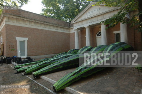 VENICE 7/09/06 - 10TH INTERNATIONAL ARCHITECTURE EXHIBITION - 10 BIENNALE ARCHITETTURA : THE USA PAVILLON: : EXPOSITION ABOUT THE KATRINA HURRICANE  ©Graziano Arici/Rosebud2