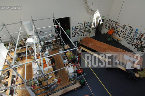 VENICE 7/09/06 - 10TH INTERNATIONAL ARCHITECTURE EXHIBITION - 10 BIENNALE ARCHITETTURA : THE FRENCH PAVILLON: : METAVILLA BY PATRICK BOUCHAIN ©Graziano Arici/Rosebud2