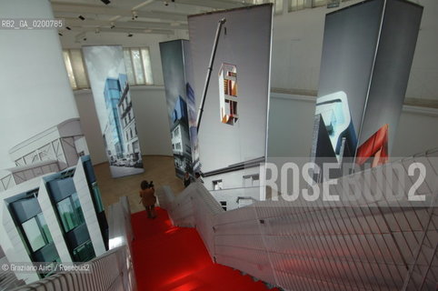 VENICE 7/09/06 - 10TH INTERNATIONAL ARCHITECTURE EXHIBITION - 10 BIENNALE ARCHITETTURA : THE GERMAN PAVILLON: : CONVERTIBLE CITY ©Graziano Arici/Rosebud2