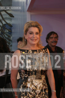 30_08_06 - 63 VENICE FILM FESTIVAL - THE JURY OF VENEZIA 63 - THE PRESIDENT THE ACTRESS CATHERINE DENEUVE  @ Graziano Arici/Rosebud2