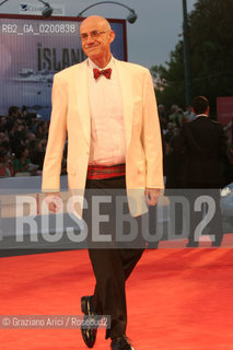 30_08_06 - 63 VENICE FILM FESTIVAL - RED CARPET FILM THE BLACK DAHLIA - THE AUTHOR AND WRITER JAMES ELLROY @ Graziano Arici/Rosebud2