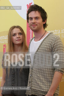 01_9_06 - 63 VENICE FILM FESTIVAL - FILM QUELQUES JOURS EN SEPTEMBRE - THE ACTORS TOM RILEY AND SARA FORESTIER @ Graziano Arici/Rosebud2