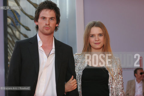 01_9_06 - 63 VENICE FILM FESTIVAL - FILM QUELQUES JOURS EN SEPTEMBRE - RED CARPET - THE ACTORS SARA FORESTIER AND THE ACTOR TOM RILEY.@ Graziano Arici/Rosebud2