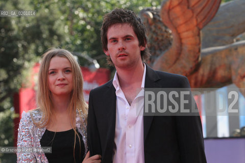 01_9_06 - 63 VENICE FILM FESTIVAL - FILM QUELQUES JOURS EN SEPTEMBRE - RED CARPET - THE ACTORS SARA FORESTIER AND THE ACTOR TOM RILEY.@ Graziano Arici/Rosebud2