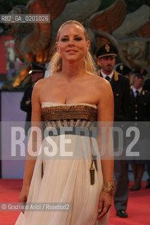 01_9_06 - 63 VENICE FILM FESTIVAL - RED CARPET - FILM WORLD TRADE CENTER - THE ACTRESS MARIA BELLO.@ Graziano Arici/Rosebud2