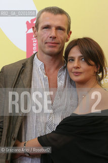 02_9_06 - 63 VENICE FILM FESTIVAL - FILM PRIVATE FEARS IN PUBLIC SPACES - THE ACTORS LAURA MORANTE AND LAMBERT WILSON @ Graziano Arici/Rosebud2