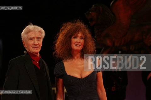 02_9_06 - 63 VENICE FILM FESTIVAL - RED CARPET OF THE FILM PRIVATE FEARS IN PUBLIC SPACES - THE DIRECTOR ALAIN RESNAIS WITH THE ACTRESS SABINE AZEMA @ Graziano Arici/Rosebud2