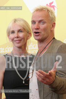 03_9_06 - 63 VENICE FILM FESTIVAL - FILM A GUIDE TO RECOGNISING YOUR SAINTS - THE PRODUCERS TRUDIE STYLER AND STING @ Graziano Arici/Rosebud2