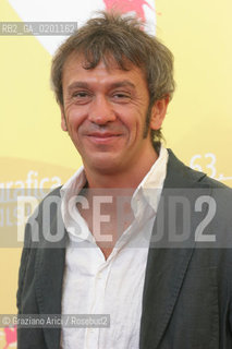 04_9_06 - 63 VENICE FILM FESTIVAL - FILM NON PRENDERE IMPEGNI STASERA - THE DIRECTOR GIANLUCA MARIA TAVARELLI