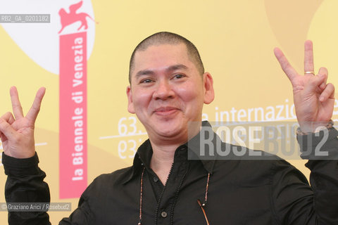 04_9_06 - 63 VENICE FILM FESTIVAL - FILM HEI YANQUAN - THE DIRECTOR TSAI MING-LIANG