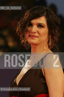 04_9_06 - 63 VENICE FILM FESTIVAL - RED CARPET FILM THE FOUNTAIN - THE ACTRESS RACHEL WEISZ ©Graziano Arici/Rosebud2