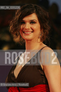 04_9_06 - 63 VENICE FILM FESTIVAL - RED CARPET FILM THE FOUNTAIN - THE ACTRESS RACHEL WEISZ ©Graziano Arici/Rosebud2