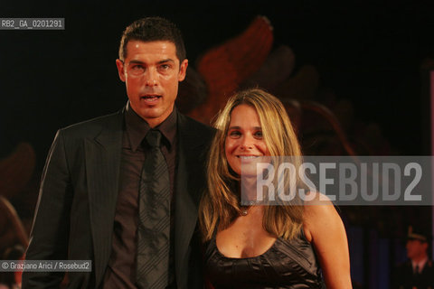 05_9_06 - 63 VENICE FILM FESTIVAL - RED CARPET FILM BOBBY - THE ACTOR ALESSANDRO GASSMAN WITH HIS WIFE SABRINA KNAFLIZ  ©Graziano Arici/Rosebud2