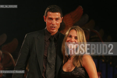 05_9_06 - 63 VENICE FILM FESTIVAL - RED CARPET FILM BOBBY - THE ACTOR ALESSANDRO GASSMAN WITH HIS WIFE SABRINA KNAFLIZ  ©Graziano Arici/Rosebud2