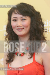 06_9_06 - 63 VENICE FILM FESTIVAL - FILM SANXIA HAOREN - THE ACTRESS ZHAO TAO  ©Graziano Arici/Rosebud2