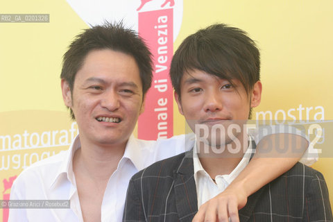 06_9_06 - 63 VENICE FILM FESTIVAL - FILM TAIYANG YU - LEFT TO RIGHT: THE ACTORS PETE TEO AND CHEUNG WING HONG  ©Graziano Arici/Rosebud2