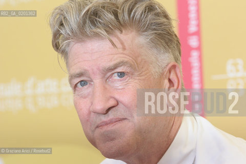 06_9_06 - 63 VENICE FILM FESTIVAL - FILM INLAND EMPIRE - THE DIRECTOR DAVID LYNCH   ©Graziano Arici/Rosebud2