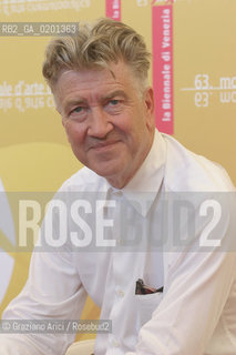 06_9_06 - 63 VENICE FILM FESTIVAL - FILM INLAND EMPIRE - THE DIRECTOR DAVID LYNCH   ©Graziano Arici/Rosebud2