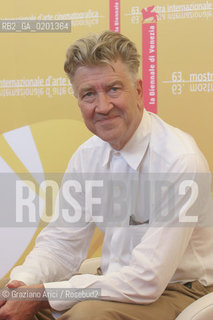 06_9_06 - 63 VENICE FILM FESTIVAL - FILM INLAND EMPIRE - THE DIRECTOR DAVID LYNCH   ©Graziano Arici/Rosebud2