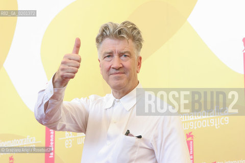 06_9_06 - 63 VENICE FILM FESTIVAL - FILM INLAND EMPIRE - THE DIRECTOR DAVID LYNCH   ©Graziano Arici/Rosebud2