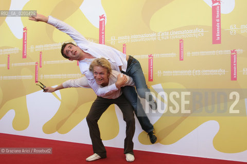 07_9_06 - 63 VENICE FILM FESTIVAL - FILM NUE PROPRIETE` -  THE ACTORS AND BROTHERS JEREMIE RENIER AND YANNICK  @ Graziano Arici/Rosebud2