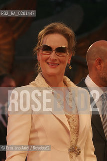 07_9_06 - 63 VENICE FILM FESTIVAL - RED CARPET FILM DEVIL WEARS PRADA - THE ACTRESS MERYL STREEP ©Graziano Arici/Rosebud2