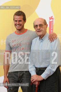 08_9_06 - 63 VENICE FILM FESTIVAL - FILM BELLE TOUJOURS - THE DIRECTOR MANUEL DE OLIVEIRA AND THE ACTOR RICARDO TREPA ©Graziano Arici/Rosebud2