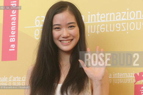 08_9_06 - 63 VENICE FILM FESTIVAL - FILM MUSHISHI -  THE ACTRESS AOI YU ©Graziano Arici/Rosebud2