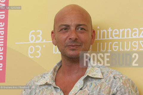 08_9_06 - 63 VENICE FILM FESTIVAL - FILM NUOVOMONDO - THE DIRECTOR AND PRODUCER EMANUELE CRIALESE ©Graziano Arici/Rosebud2