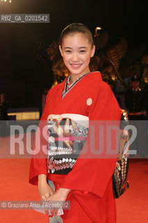 08_9_06 - 63 VENICE FILM FESTIVAL - FILM MUSHISHI - THE ACTRESS AOI YU.©Graziano Arici/Rosebud2
