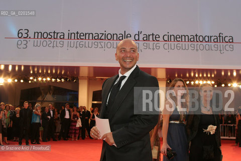 08_9_06 - 63 VENICE FILM FESTIVAL - FILM NUOVOMONDO - THE DIRECTOR AND PRODUCER EMANUELE CRIALESE.©Graziano Arici/Rosebud2