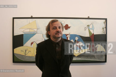 VENEZIA 9 NOVEMBRE 2006 - EXPOSITION IN PALAZZO GRASSI : PICASSO: LA JOIE DE VIVRE 1945/1948 - THE CURATOR JEAN-LOUIS ANDRAL  ©Graziano Arici/Rosebud2