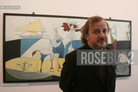 VENEZIA 9 NOVEMBRE 2006 - EXPOSITION IN PALAZZO GRASSI : PICASSO: LA JOIE DE VIVRE 1945/1948 - THE CURATOR JEAN-LOUIS ANDRAL  ©Graziano Arici/Rosebud2