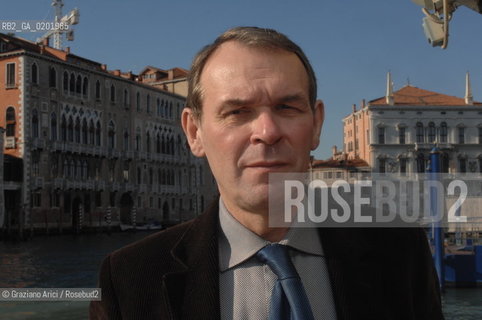 VENEZIA MARZO 2007 -  THE DIRECTOR OF PALAZZO GRASSI JEAN-JACQUES AILLAGON ( FORMER FRENCH MINISTER OF CULTURE) ©Graziano Arici/Rosebud2