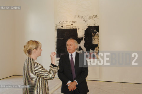 VENEZIA 18/04/07 VISITA DI FRANCOIS PINAULT A PALAZZO GRASSI CON ALLISON GINGERAS ©Graziano Arici/Rosebud2