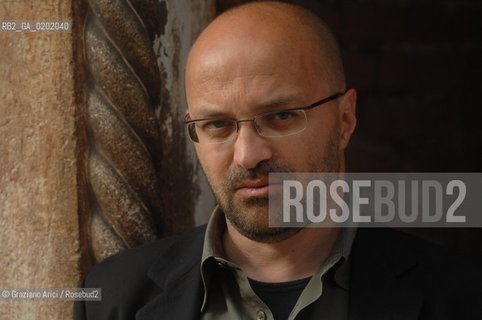 VENEZIA 17/5/07 - THE ITALIAN WRITER ROBERTO FERRUCCI ©Graziano Arici/Rosebud2 LETTERATURA POESIA