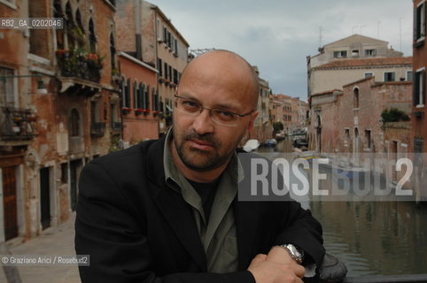 VENEZIA 17/5/07 - THE ITALIAN WRITER ROBERTO FERRUCCI ©Graziano Arici/Rosebud2 LETTERATURA POESIA