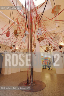 VENICE 04//6/07 - THE 52sd VENICE ART EXPOSITION : THINK WITH THE SENSES, FEEL WITH THE MIND : NANCY SPEROS ROOM  @ Graziano Arici/Rosebud2 ARTE ARTISTI BIENNALE