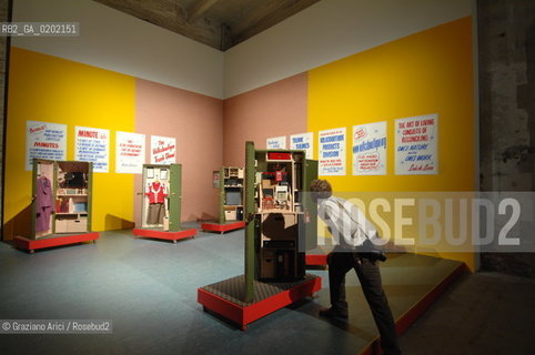 VENICE 04//6/07 - THE 52sd VENICE ART EXPOSITION : THINK WITH THE SENSES, FEEL WITH THE MIND - CORDERIE DELLARSENALE -  CHRISTINE HILL S  INSTALLATION    @ Graziano Arici/Rosebud2 ARTE ARTISTI BIENNALE