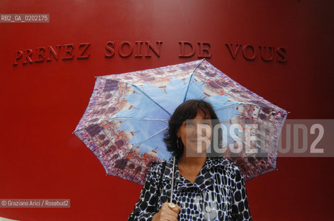 VENICE 04//6/07 - THE 52sd VENICE ART EXPOSITION : THE FRANCE PAVILLON - THE ARTIST SOPHIE CALLE -    @ Graziano Arici/Rosebud2 ARTE ARTISTI BIENNALE