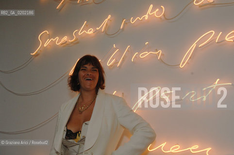 VENICE 04//6/07 - THE 52sd VENICE ART EXPOSITION : THE UNITED KINGDOM PAVILLON - THE ARTIST TRACEY EMIN -    @ Graziano Arici/Rosebud2 ARTE ARTISTI BIENNALE