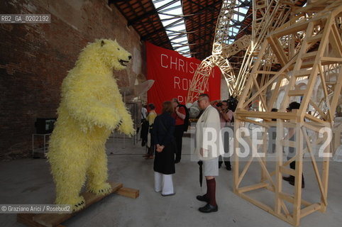 VENICE 04//6/07 - THE 52sd VENICE ART EXPOSITION : THE HAMSTERWHEEL EXPOSITION -    @ Graziano Arici/Rosebud2 ARTE ARTISTI BIENNALE