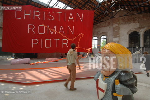 VENICE 04//6/07 - THE 52sd VENICE ART EXPOSITION : THE HAMSTERWHEEL EXPOSITION -    @ Graziano Arici/Rosebud2 ARTE ARTISTI BIENNALE