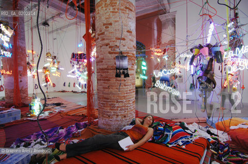 VENICE10//6/07 - THE 52sd VENICE ART EXPOSITION : THINK WITH THE SENSES, FEEL WITH THE MIND - CORDERIE DELLARSENALE - JASON RHOADES  INSTALLATION    @ Graziano Arici/Rosebud2 ARTE ARTISTI BIENNALE