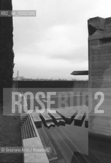 SAN VITO DALTIVOLE TOMBA FAMIGLIA BRION © ARCHIVIO Graziano Arici/Rosebud2  ARCHITETTURA TOMBA SEPOLCRO BRION CARLO SCARPA ARCHITETTO ESTERNO