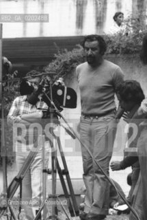 VENEZIA 1975 MAURICE BEJART © ARCHIVIO Graziano Arici/Rosebud2  COREOGRAFO DANZA  MAURICE BEJART BALLETTO PROVE