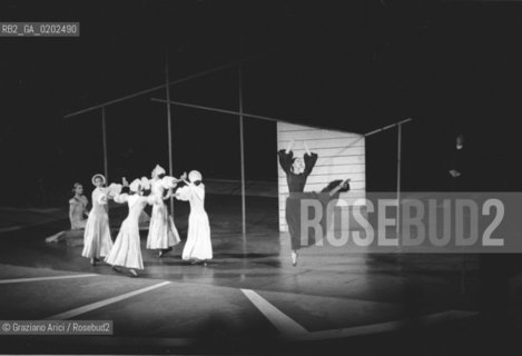 VENEZIA 1975 BALLETTO INCONTRO A QUATTRO CON MARTHA GRAHAM AL TEATRO VERDE © ARCHIVIO Graziano Arici/Rosebud2  BALLERINA DANZATRICE COREOGRAFA MARTHA GRAHAM INCONTRO A QUATTRO TEATRO VERDE SAN GIORGIO INCONTRI INTERNAZIONALI DANZA