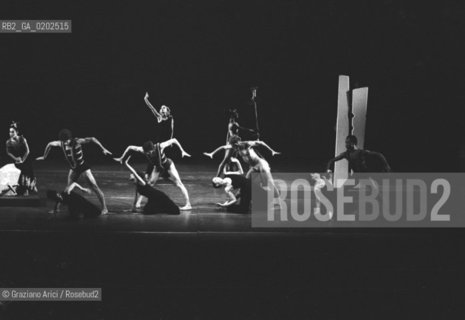 VENEZIA 1975 I QUATTRO GRANDI INCONTRO A QUATTRO  CON MARTHA GRAHAM CARLA FRACCI MIKHAIL BARYSHNIKOV © ARCHIVIO Graziano Arici/Rosebud2  BALLERINO MIKHAIL BARYSHNIKOV BALLERINA DANZATRICE MARTHA GRAHAM BALLERINA CARLA FRACCI  COREOGRAFO MAURICE BEJART BALLETTO BALLO INCONTRO A QUATTRO