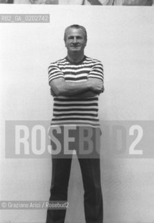 VENEZIA 1975 PRIMO PIANO DI STRIGHETA © ARCHIVIO Graziano Arici/Rosebud2  GONDOLIERE ALBINO DEI ROSSI STRIGHETA